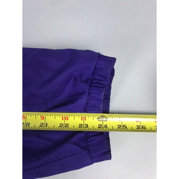 VTG Adidas Purple Activewear Alcorn Logo Sports Jacket Windbreaker Men's LARGE L - Picture 9 of 11